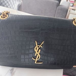 Ysl sunset croco bag